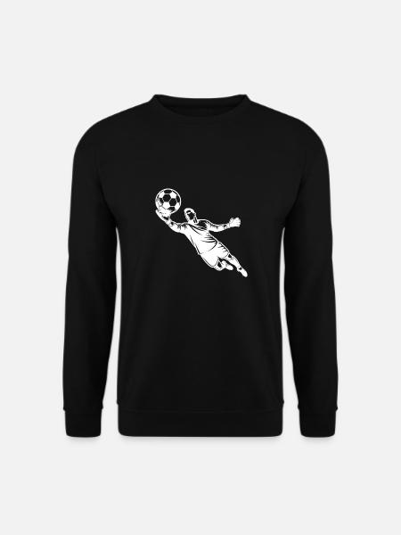 Compétences de gardien de but combinées aux réflexes et à la précision - Sweat-shirt Unisexe - noir