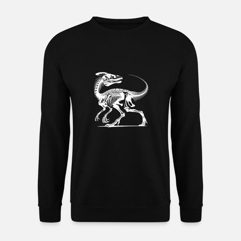 Raptor Dino - Ich bin nicht alt – ich bin Fossil - Unisex Pullover - Schwarz