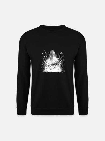 Gratte-ciel dans l’énergie Chaos Style Explosion - Sweat-shirt Unisexe - noir