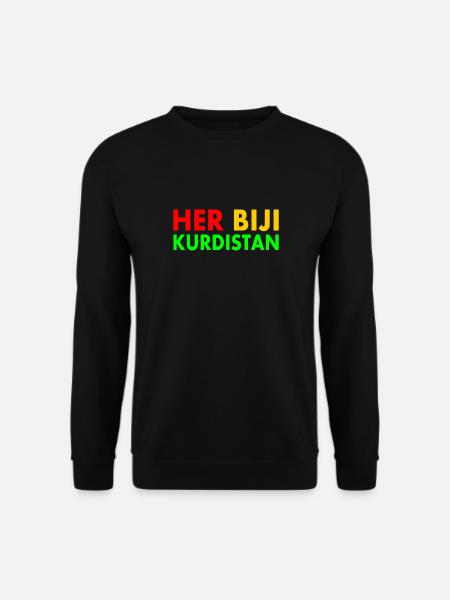 Her biji Kurdistan - Unisex Pullover - Schwarz