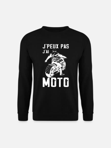 J'Peux Pas J'ai Moto - Motard - Sweat-shirt Unisexe - noir