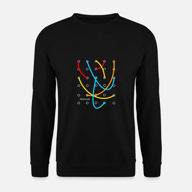 synthesizer modular - Unisex Sweatshirt - black