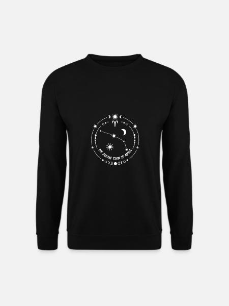 Sternzeichen Widder - Unisex Pullover - Schwarz