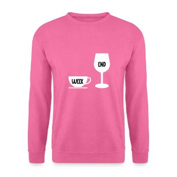Wochenende - Unisex Pullover - Pink - Vorne