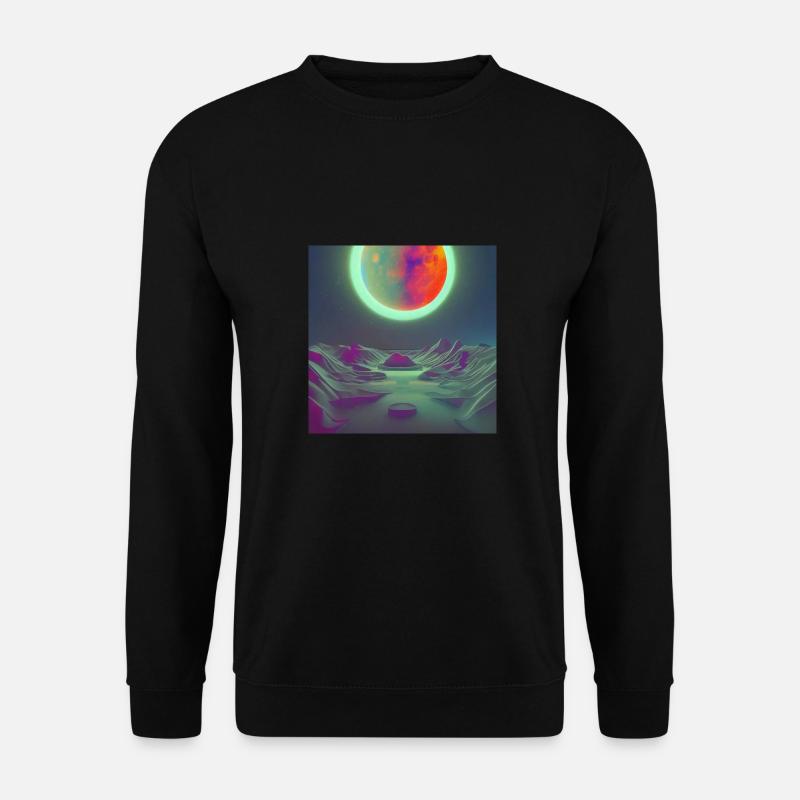 Solar Eclipse On An Exoplanet - Unisex Sweatshirt - black