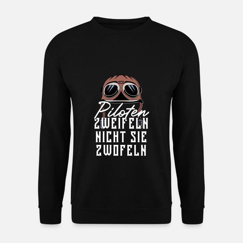 Pilot - Unisex Pullover - Schwarz