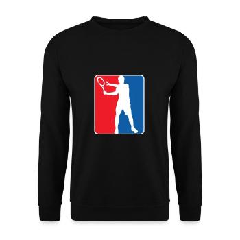 tennis - Sweat-shirt Unisexe - noir - Devant - Alina (178cm) & Michal (187cm)
