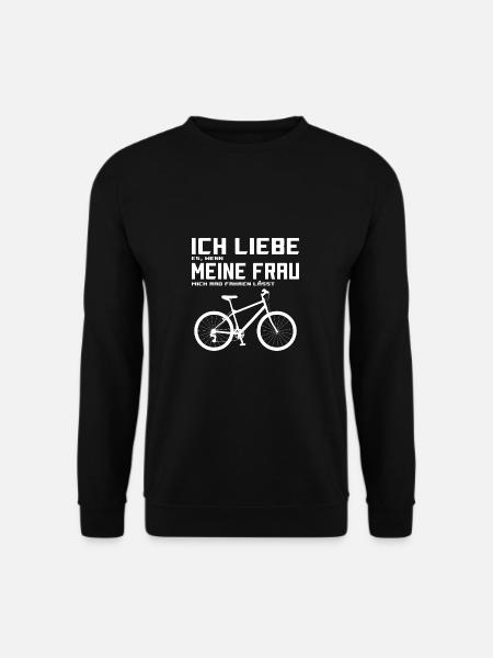 Mountainbike Fahrrad Downhill Trecking Citybike - Unisex Pullover - Schwarz