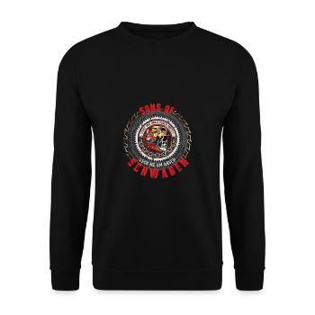 SONS OF SWABS - Sweat-shirt Unisexe - noir - Devant - Alina (178cm) & Michal (187cm)