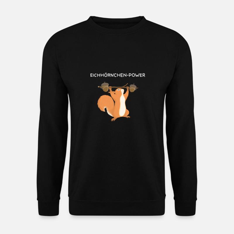 Squirrel power strength training - Unisex Sweatshirt - black