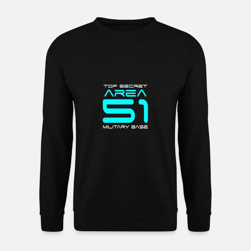 Zone 51 - Sweat-shirt Unisexe - noir