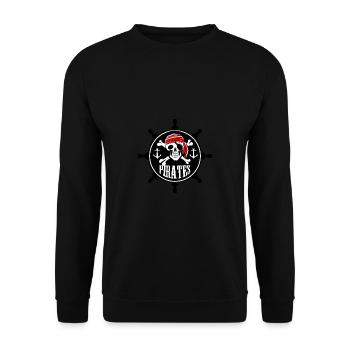 pirates - Sweat-shirt Unisexe - noir - Devant - Alina (178cm) & Michal (187cm)