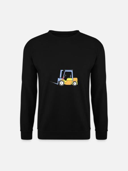 Cooler Gabelstapler - Unisex Pullover - Schwarz