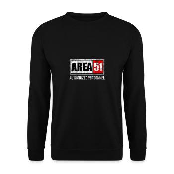 Zone 51 - Sweat-shirt Unisexe - noir - Devant - Alina (178cm) & Michal (187cm)