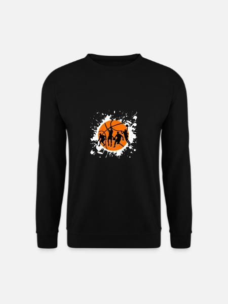 Basketball Fan Geschenk Hobby Ball Sport Spiel - Unisex Pullover - Schwarz