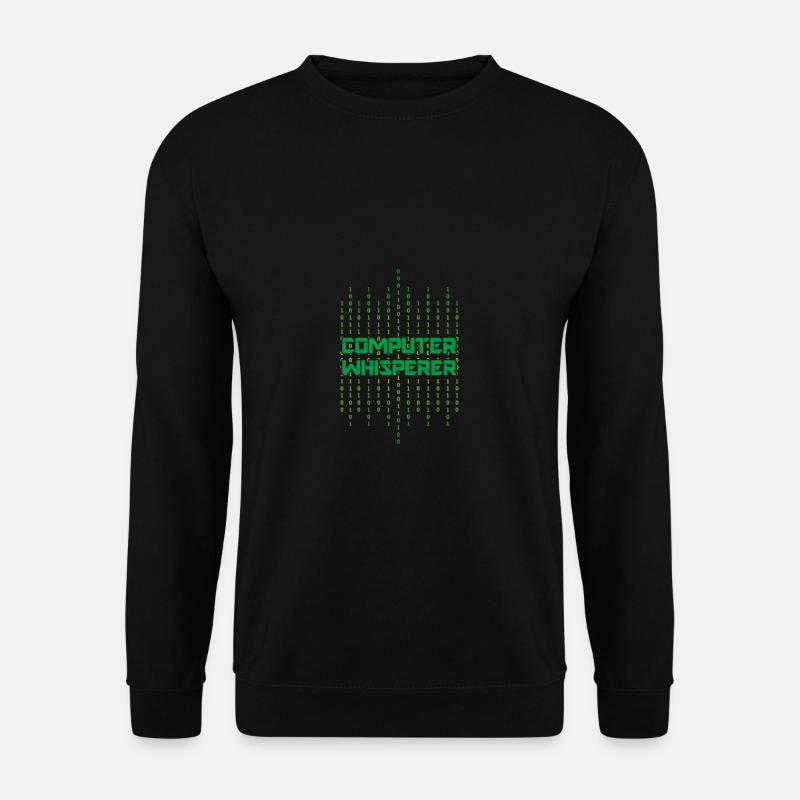Computer whisperer - Unisex Sweatshirt - black