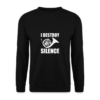 Cor français - Sweat-shirt Unisexe - noir - Devant - Alina (178cm) & Michal (187cm)