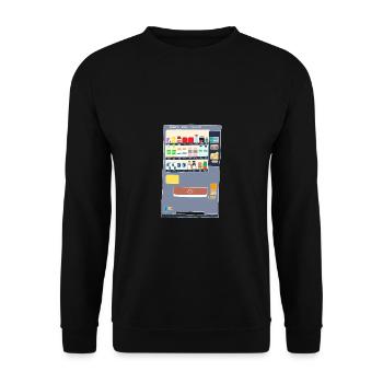 Distributeur automatique japonais - Sweat-shirt Unisexe - noir - Devant - Alina (178cm) & Michal (187cm)