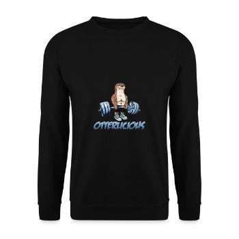 Otterlicious Otter Loutre Gym Cadeau fitness - Sweat-shirt Unisexe - noir - Devant - Alina (178cm) & Michal (187cm)