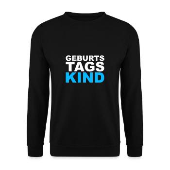 Geburtstagskind Kindergeburtstag - Unisex Pullover - Schwarz - Vorne - Alina (178cm) & Michal (187cm)