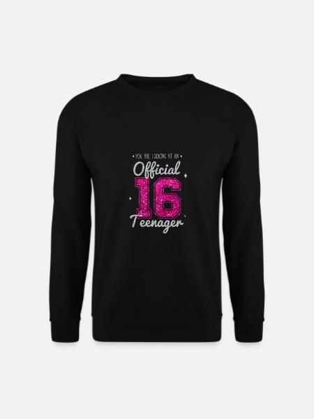 EENAGER 16 Jahre 2003 16. Geburtstag Geschenk - Unisex Pullover - Schwarz