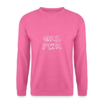 Le pouvoir des filles! - Sweat-shirt Unisexe - rose - Devant