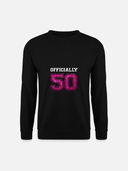 Offiziell 50 Jahre Glitter 1970 Birthday Geschenk - Unisex Pullover - Schwarz