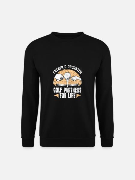 Golf Golfers Golf Father Daughter Gift - Unisextröja - svart