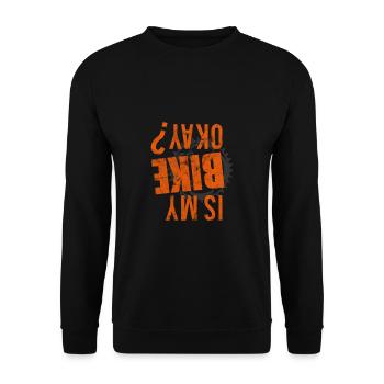VTT VTT - Vélo d'accord? - Sweat-shirt Unisexe - noir - Devant - Alina (178cm) & Michal (187cm)