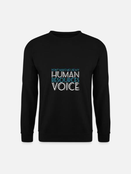 HR Manager Human Resource Geschenk Personal - Unisex Pullover - Schwarz