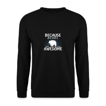 porter - Sweat-shirt Unisexe - noir - Devant - Alina (178cm) & Michal (187cm)
