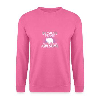 porter - Sweat-shirt Unisexe - rose - Devant