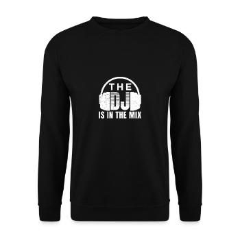 DJ Records Djane Platine Musique Vinyle - Sweat-shirt Unisexe - noir - Devant - Alina (178cm) & Michal (187cm)