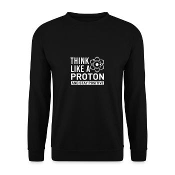 Science Scientist Science - Unisex Sweatshirt - black - Front - Alina (178cm) & Michal (187cm)