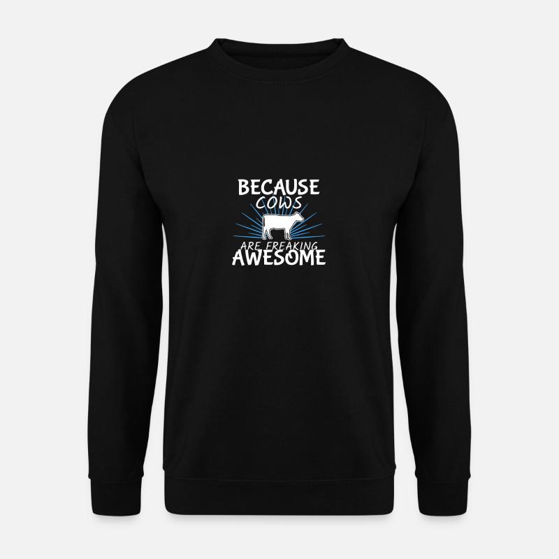 Kuh - Unisex Pullover - Schwarz