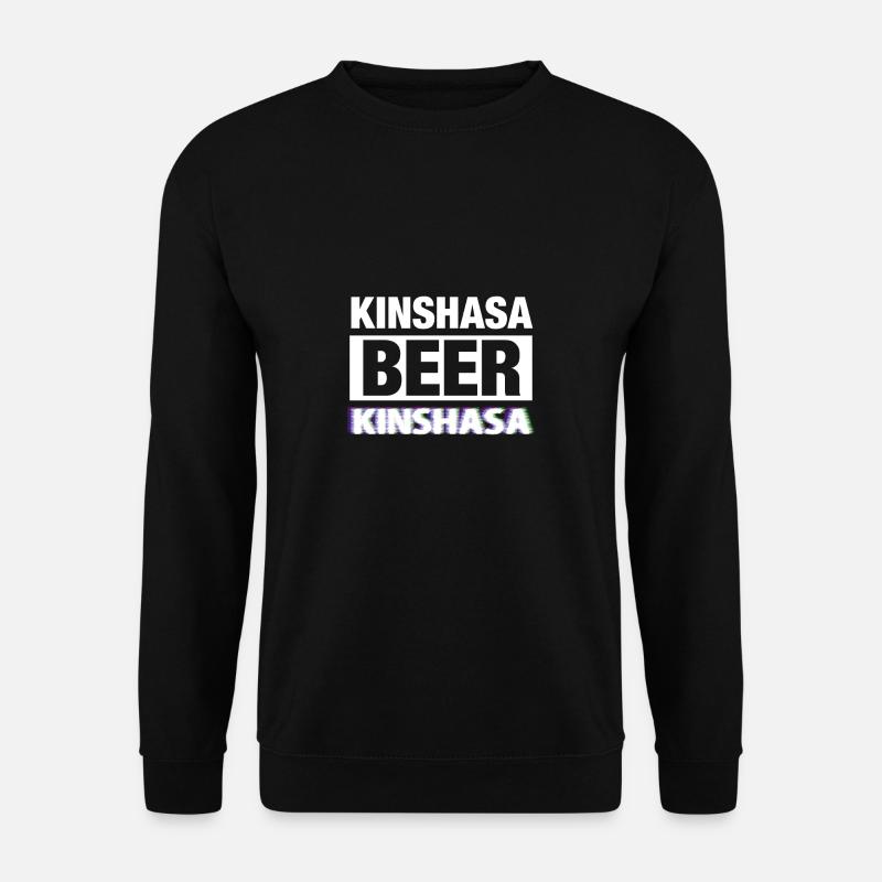 Bière Kinshasa Congo - Sweat-shirt Unisexe - noir