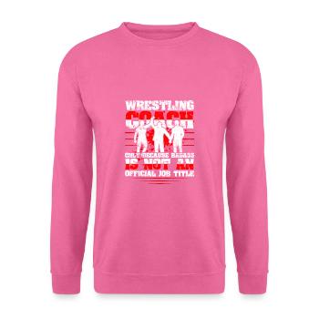 Cadeau de fan de sports d'entraîneur de lutte - Sweat-shirt Unisexe - rose - Devant