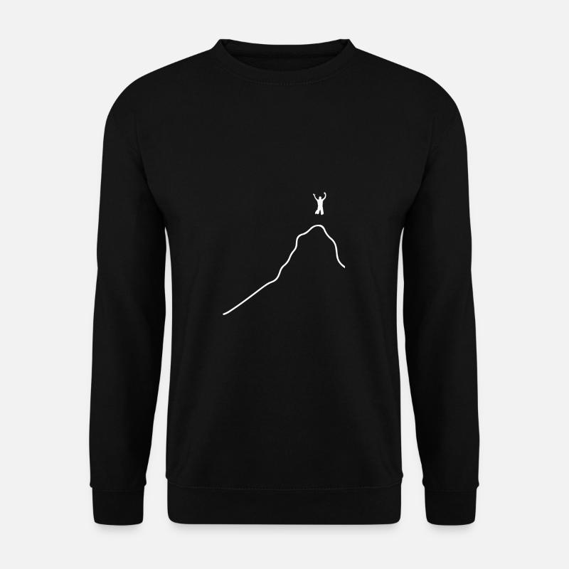 Bergsteigen | Wandern | Klettern | outdoor - Unisex Pullover - Schwarz