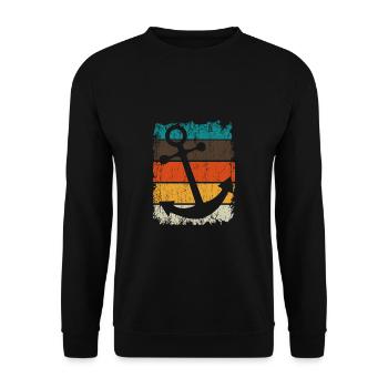 Nordsee - Unisex Pullover - Schwarz - Vorne - Alina (178cm) & Michal (187cm)