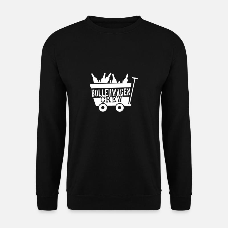 Männertag Bollerwagen Crew - Unisex Pullover - Schwarz