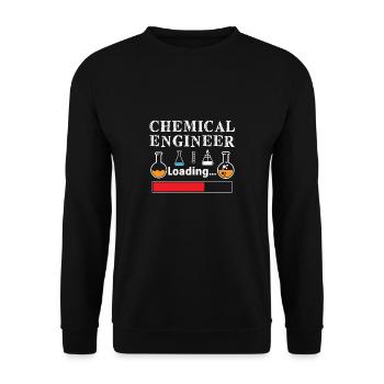 Chemical Laboratory - Unisex Sweatshirt - black - Front - Alina (178cm) & Michal (187cm)