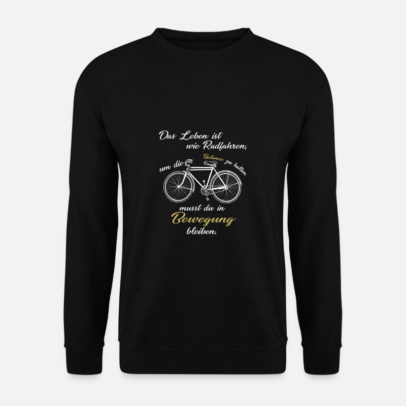 Vélo | Vélo de route | cyclisme - Sweat-shirt Unisexe - noir