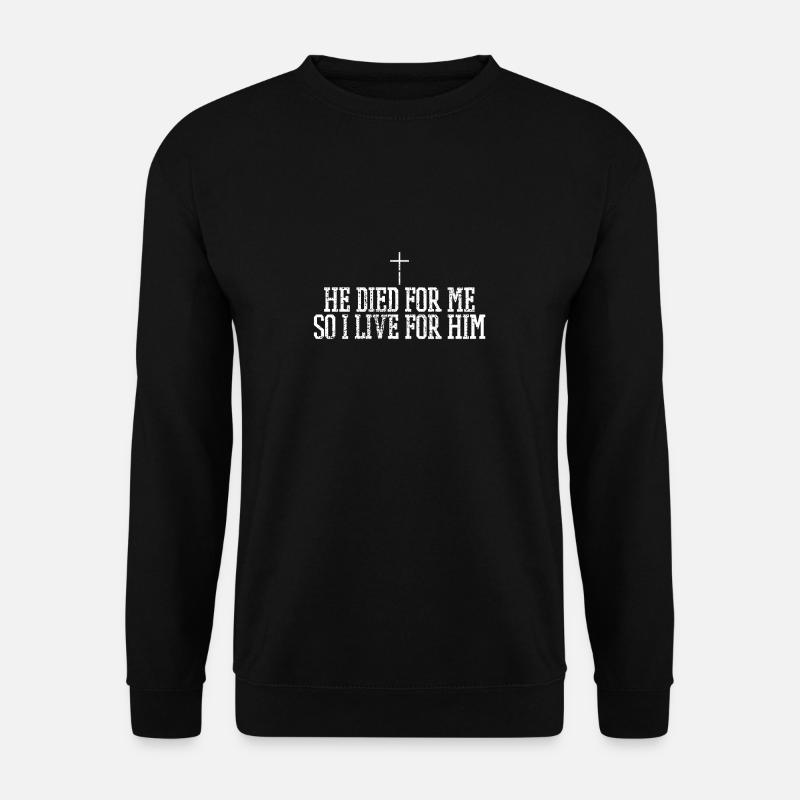 Bible de Pâques chrétienne - Sweat-shirt Unisexe - noir