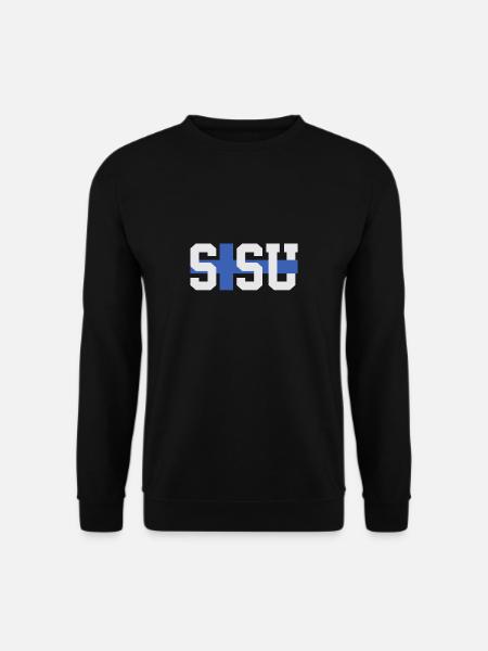 Sisu finska finska finska flaggan - Unisextröja - svart