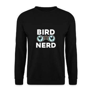 Ornithologiste ornithologue amateur - Sweat-shirt Unisexe - noir - Devant - Alina (178cm) & Michal (187cm)