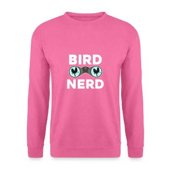 Ornithologiste ornithologue amateur - Sweat-shirt Unisexe - rose - Devant