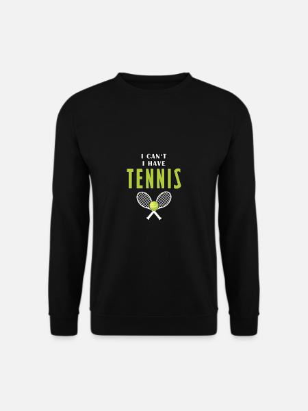 Je ne peux pas, j’ai du tennis - Sweat-shirt Unisexe - noir