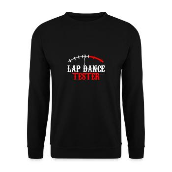 Lap Dance Erwachsene Unterhaltung - Unisex Pullover - Schwarz - Vorne - Alina (178cm) & Michal (187cm)