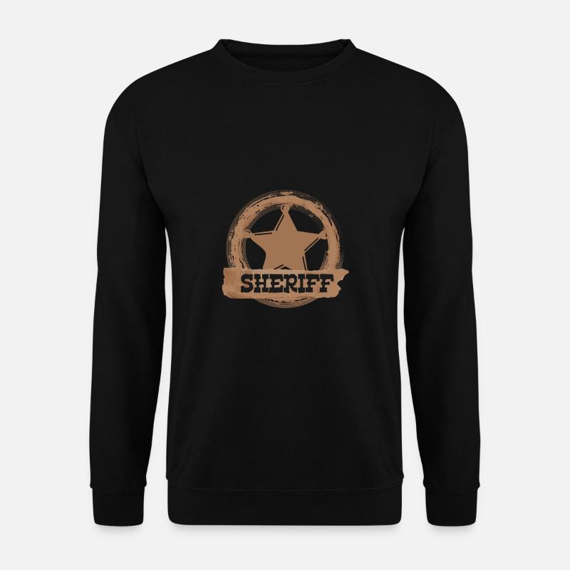 Sheriff Stern - Unisex Pullover - Schwarz