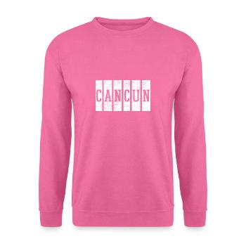 Cancun Mexique Voyage plage - Sweat-shirt Unisexe - rose - Devant